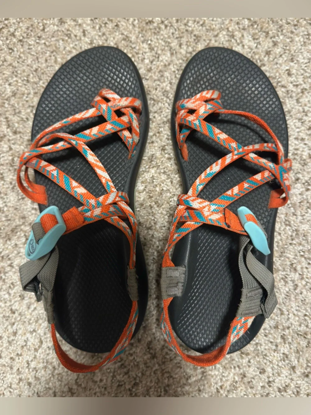 Chaco sandals women’s Sz 9.5/10 strapped hiking - Picture 7 of 9